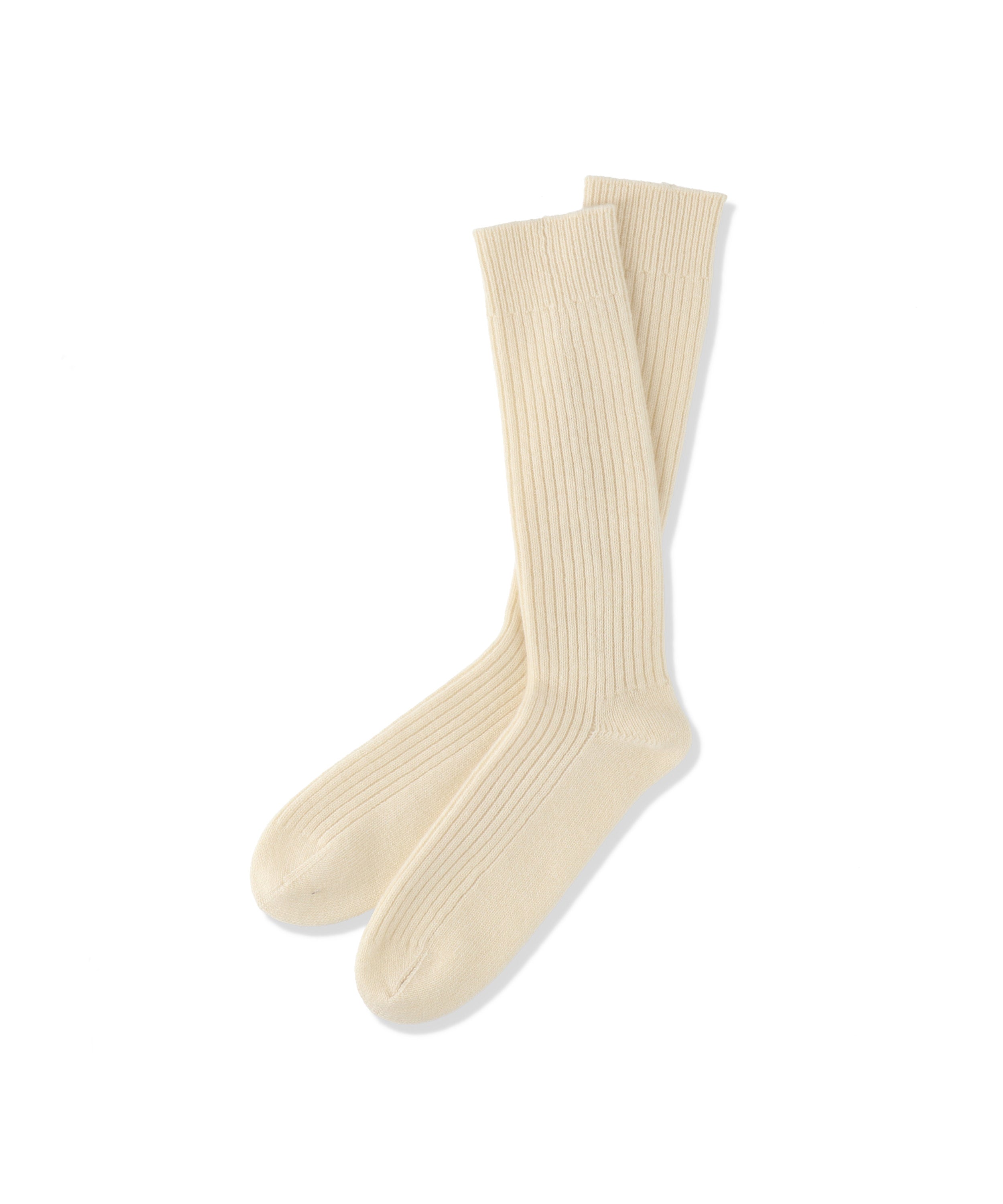 【2026AW】SCHOOL / CASHMERE LONG RIB SOCKS
