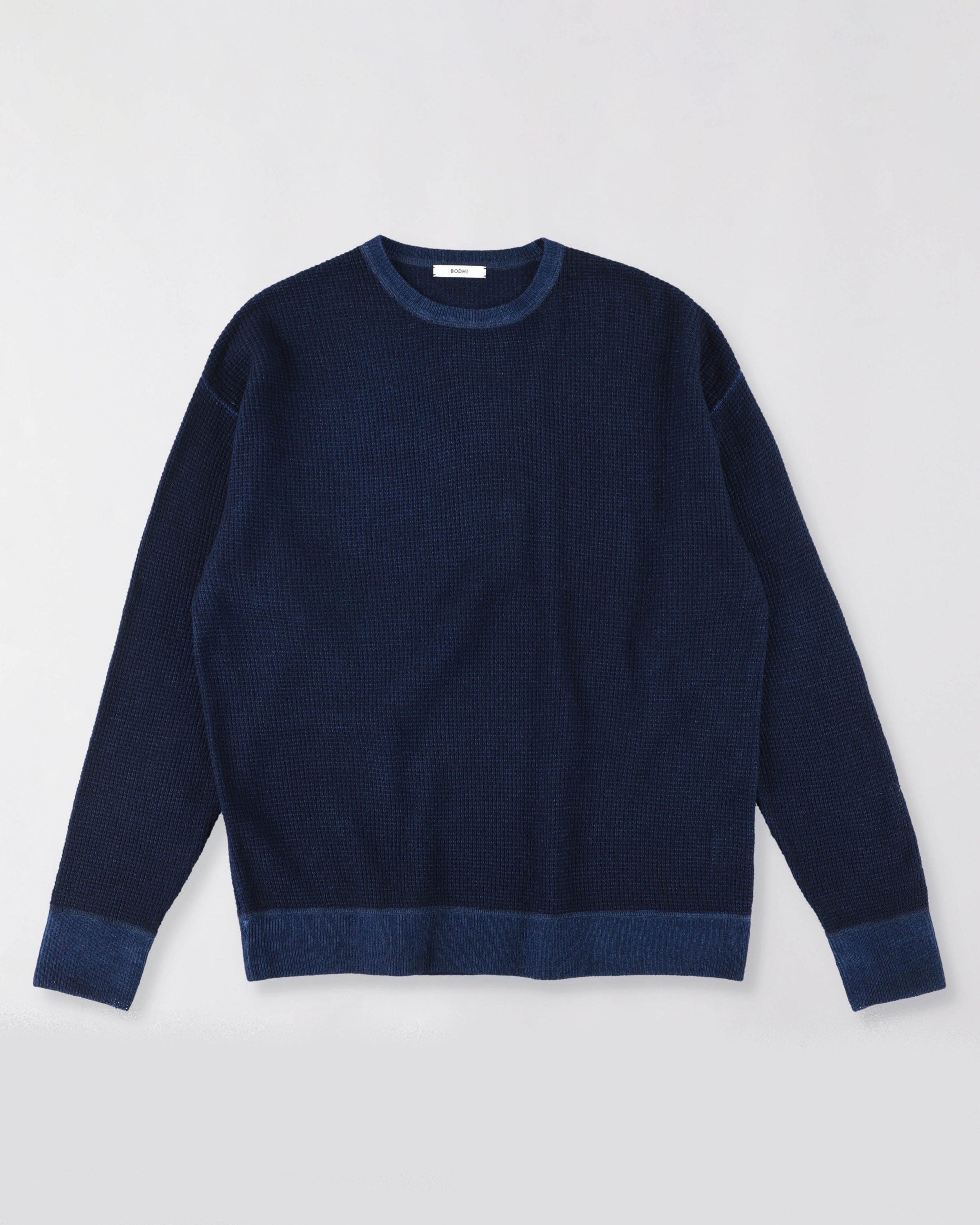 CASHMERE WAFFELE THERMAL -INDIGO-