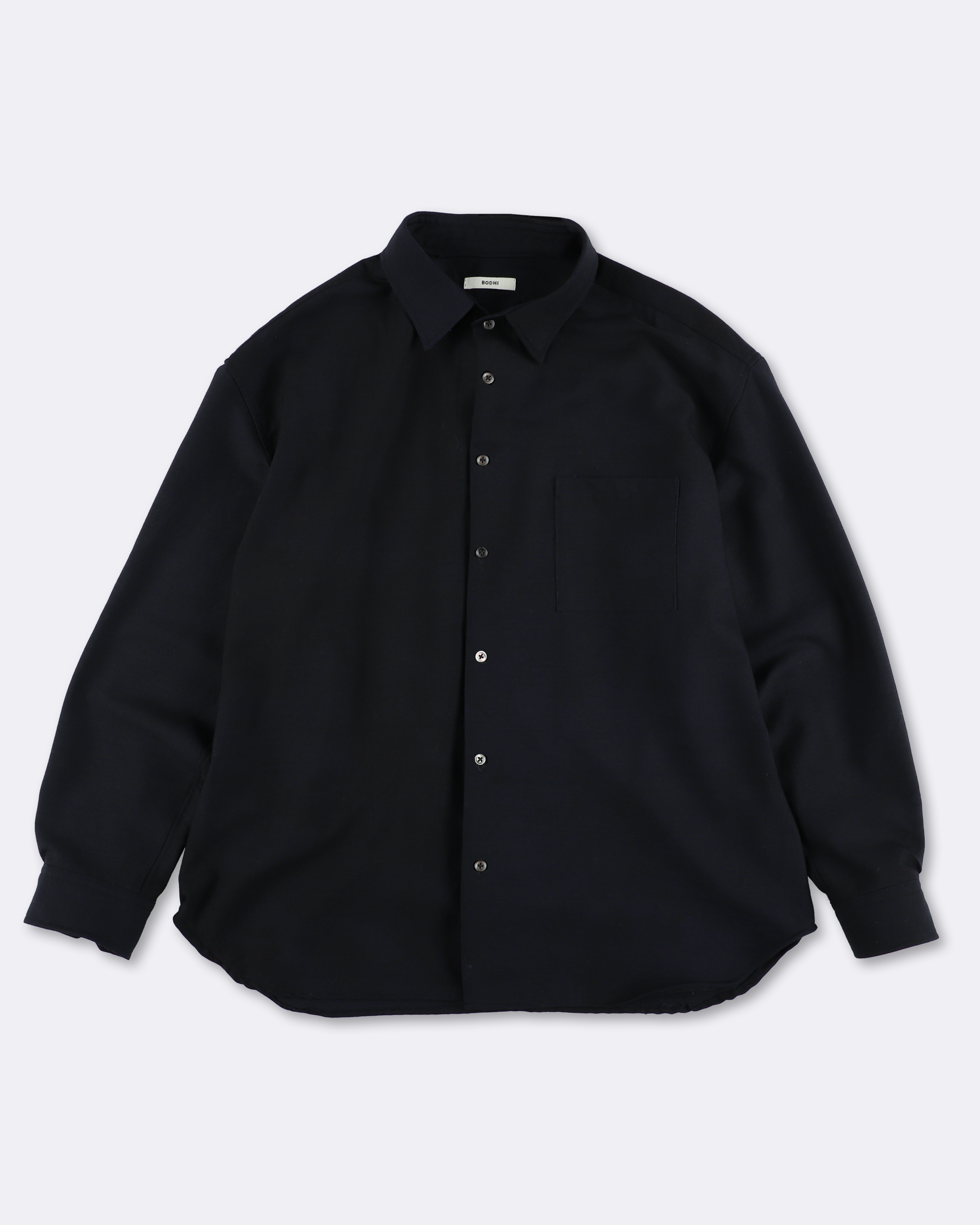 CASHMERE REGULAR COLLAR SHIRT