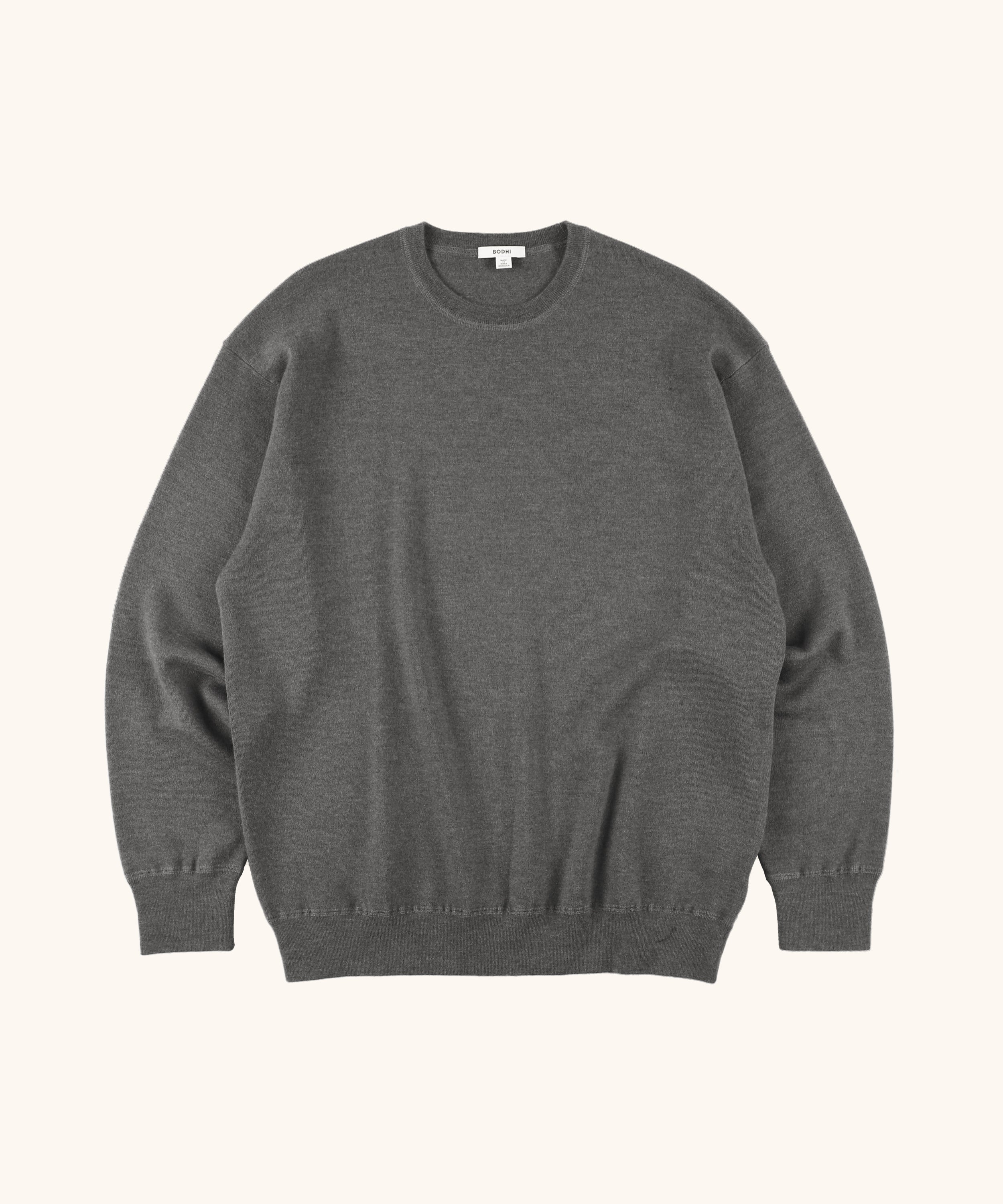 【2026AW】AMBIENT / 18GGW CASHMERE KNITTING SWEAT CREW