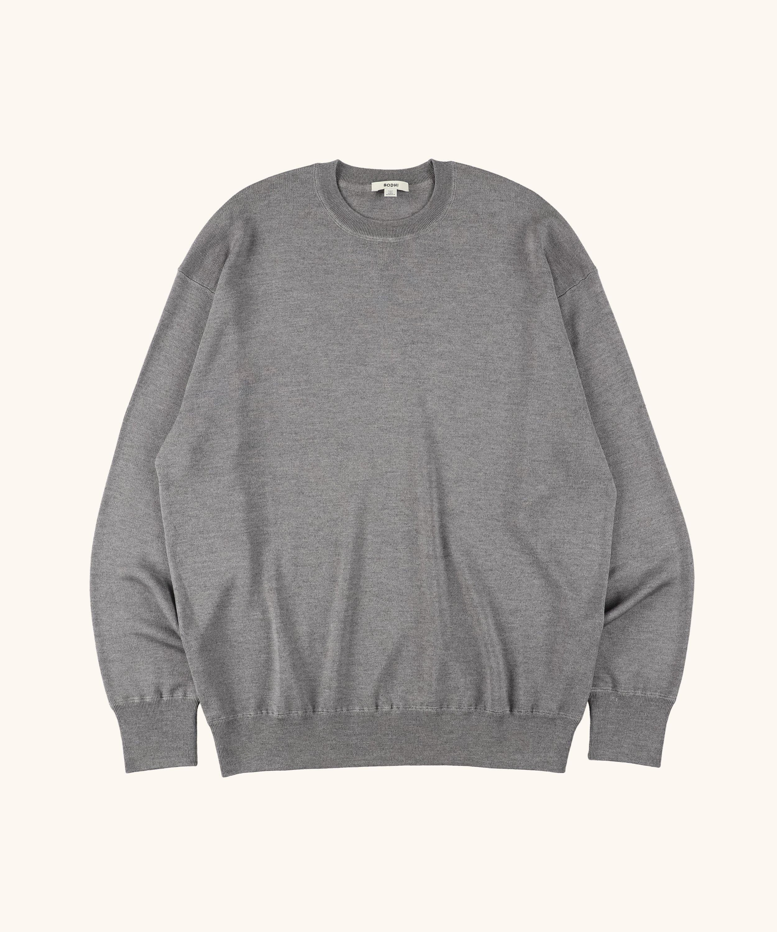 【2026AW】OPAL / 18GGW SILK CASHMERE CREW