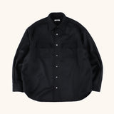 【2026AW】UNIFORM / CASHMERE FLANNEL SHIRT JACKET