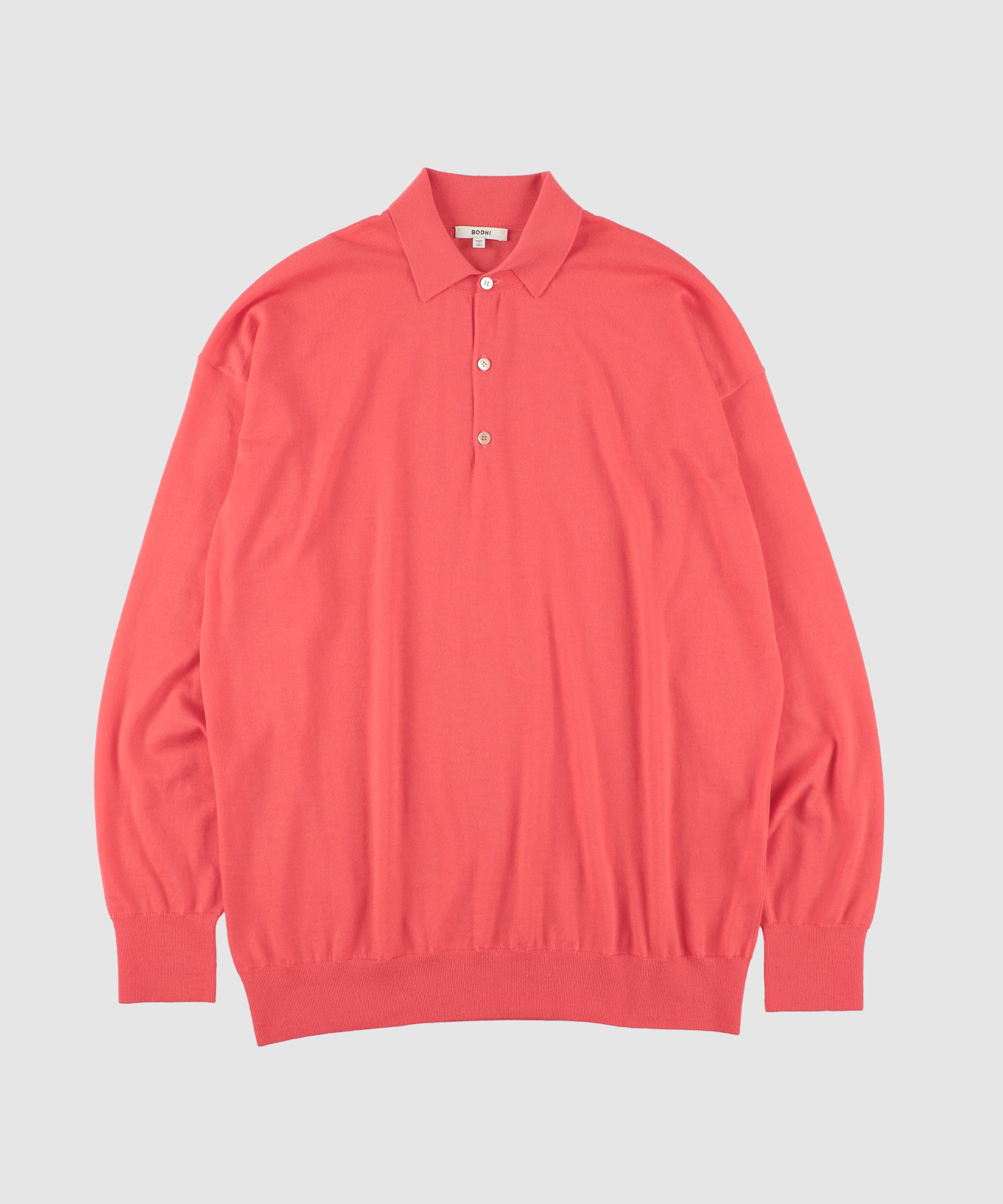 TROPICAL / 21GG SUMMER CASHMERE POLO LS (SEASONAL TRANSITION)