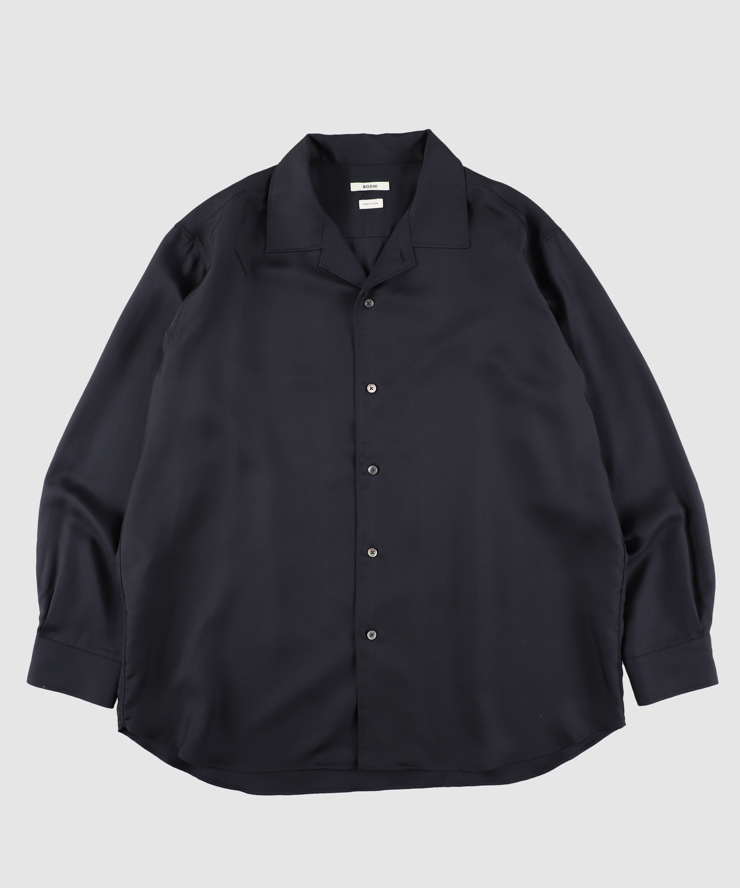【2026SS】VACANCES / WASHABLE MATTE SILK SHIRT LS