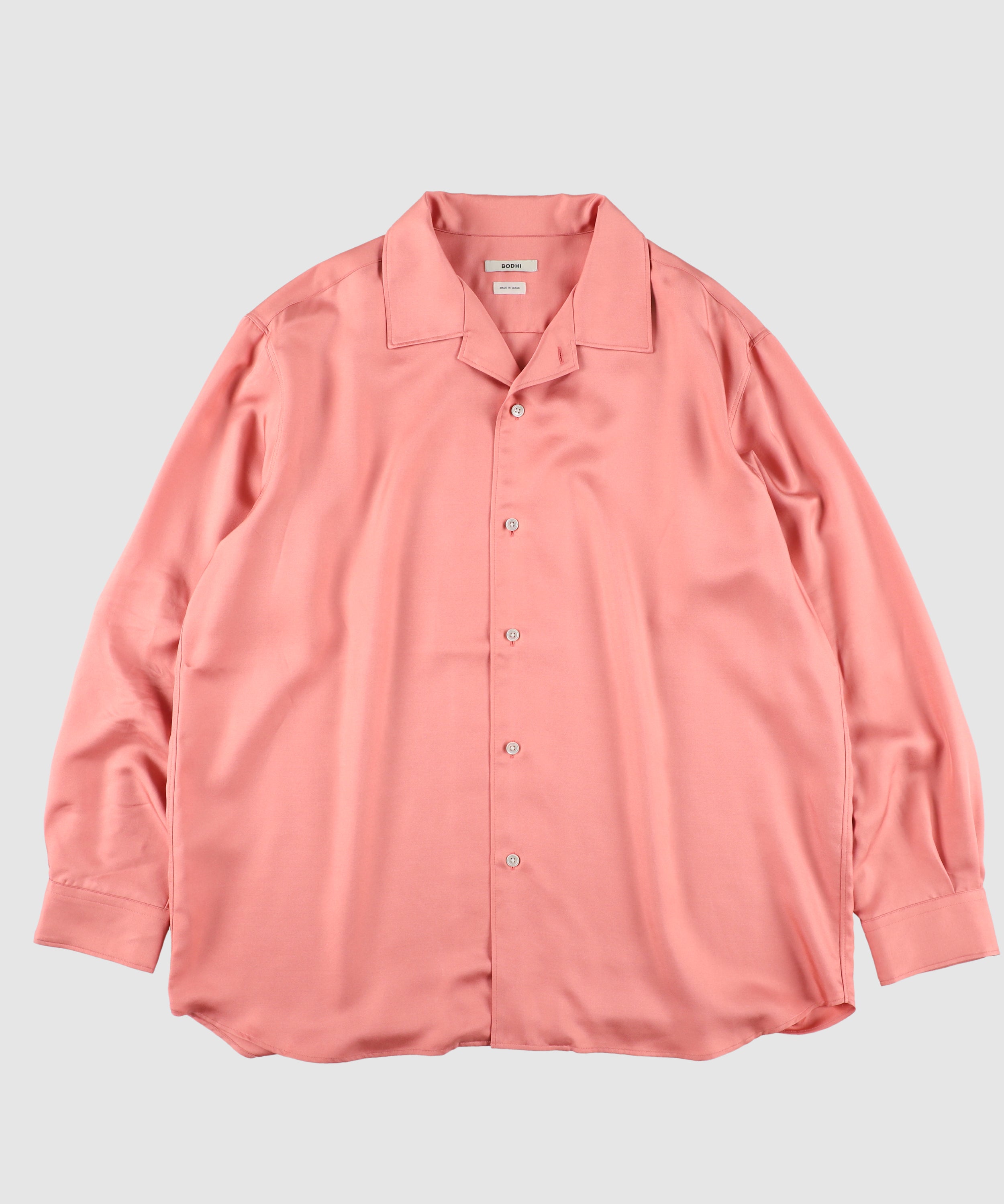 【2026SS】VACANCES / WASHABLE MATTE SILK SHIRT LS