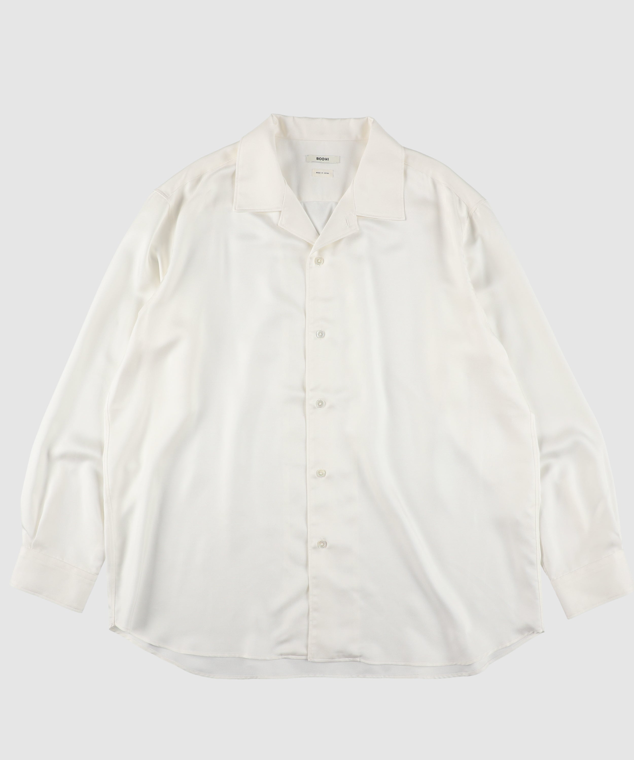 【2026SS】VACANCES / WASHABLE MATTE SILK SHIRT LS