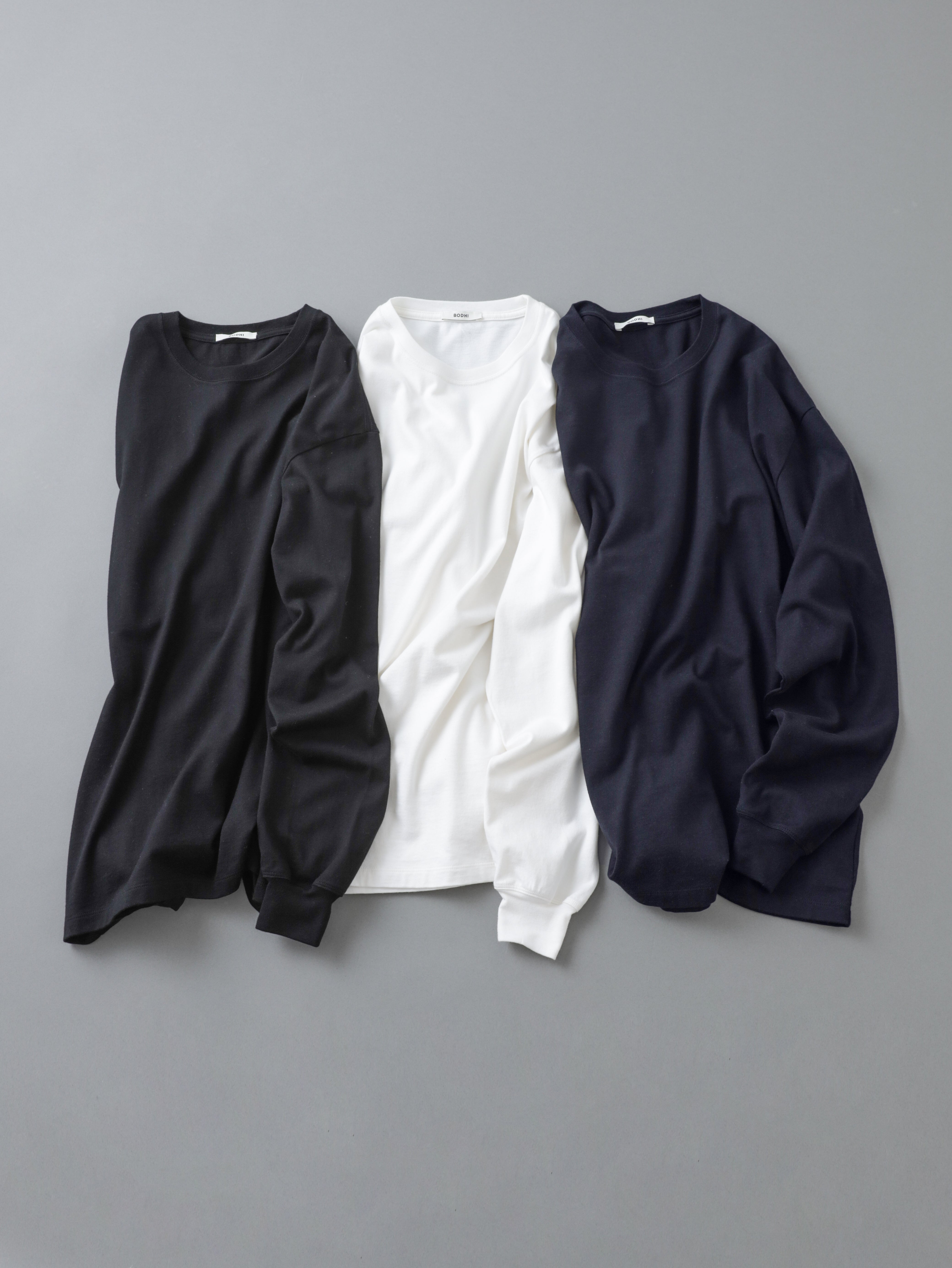 最終値下BODHI COTTON CASHMERE LONG SLEEVE T ESSENTIAL LONG SLEEVE TEE – BODHI