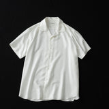【2026SS】VACANCES / WASHABLE MATTE SILK SHIRT SS