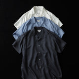 【2026SS】VACANCES / WASHABLE MATTE SILK SHIRT SS
