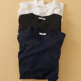 ESSENTIAL / BLENDED MATERIAL TEE LS