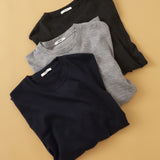 AURUM / CASHMERE TEE LS