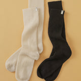 【2026AW】SCHOOL / CASHMERE LONG RIB SOCKS