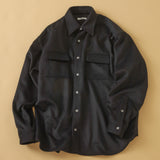 【2026AW】UNIFORM / CASHMERE FLANNEL SHIRT JACKET