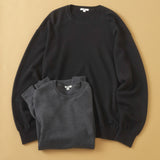 【2026AW】AMBIENT / 18GGW CASHMERE KNITTING SWEAT CREW