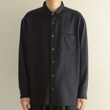 CASHMERE REGULAR COLLAR SHIRT